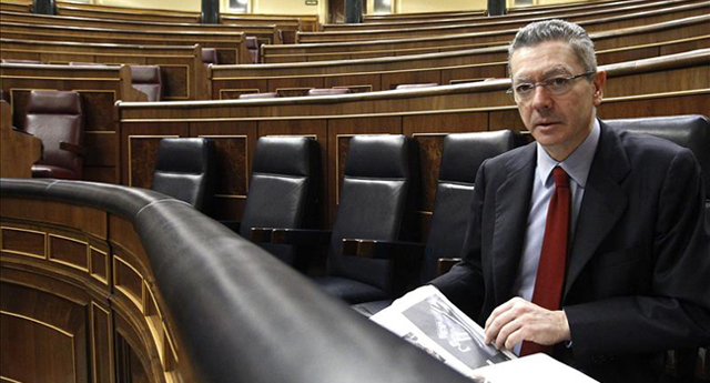 El exalcalde de Madrid y exministro de Justicia Alberto Ruiz-Gallardón