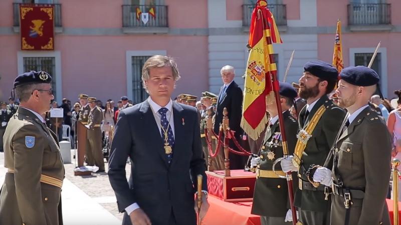 El alcalde de Boadilla del Monte Antonio González Terol durante la Jura de bandera fuente Ayuntamiento de Boadilla del Monte