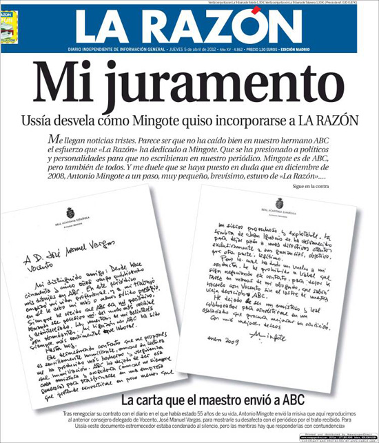 La batalla de ‘La Razón’ y ‘ABC’ por 'apropiarse' de la figura de Mingote