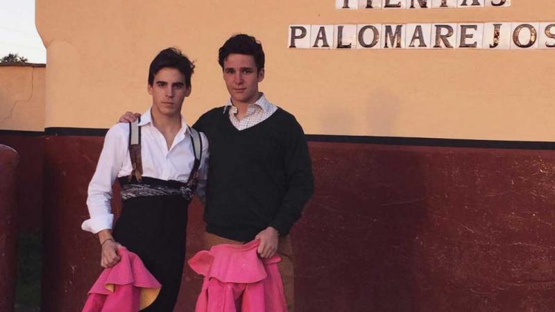 Froilán se estrena como torero. Instagrama del torero Gonzalo Caballero.