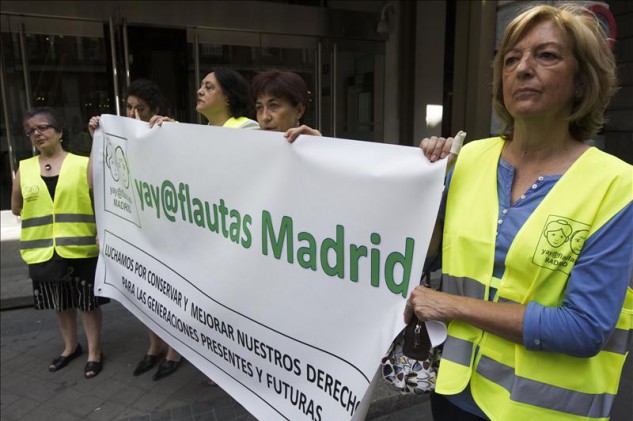Los 'yayoflautas' okupan Bankia para exigir responsabilidades a sus gestores