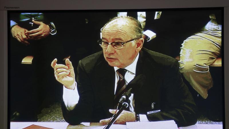 Rodrigo Rato, durante el juicio en la Audiencia Nacional por las tarjetas black de Caja Madrid