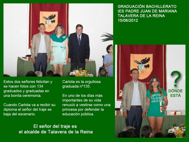 El alcalde de Talavera menosprecia a una estudiante por vestir la camiseta verde de protesta