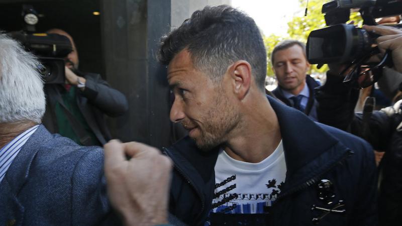 Rubén Castro, llegando a los juzgados en una de sus comparecencias.