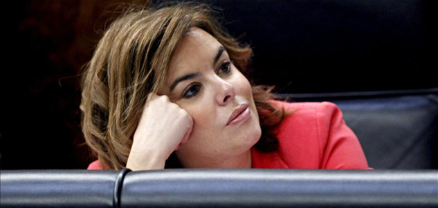 La vicepresidenta del Gobierno, Soraya Saenz de Santamaría La vicepresidenta del Gobierno, Soraya Saenz de Santamaría