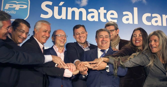 Dirigentes del PP andaluz se "suman al cambio"... pero de líder regional