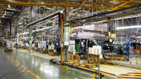 Interior de una fábrica de Nissan