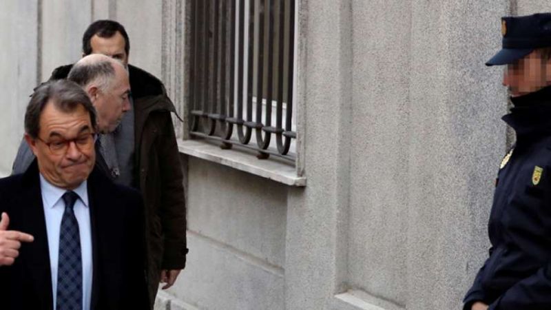 El presidente de la Generalitat, Artur Mas, a su llegada al Tribunal Supremo El presidente de la Generalitat, Artur Mas, a su llegada al Tribunal Supremo