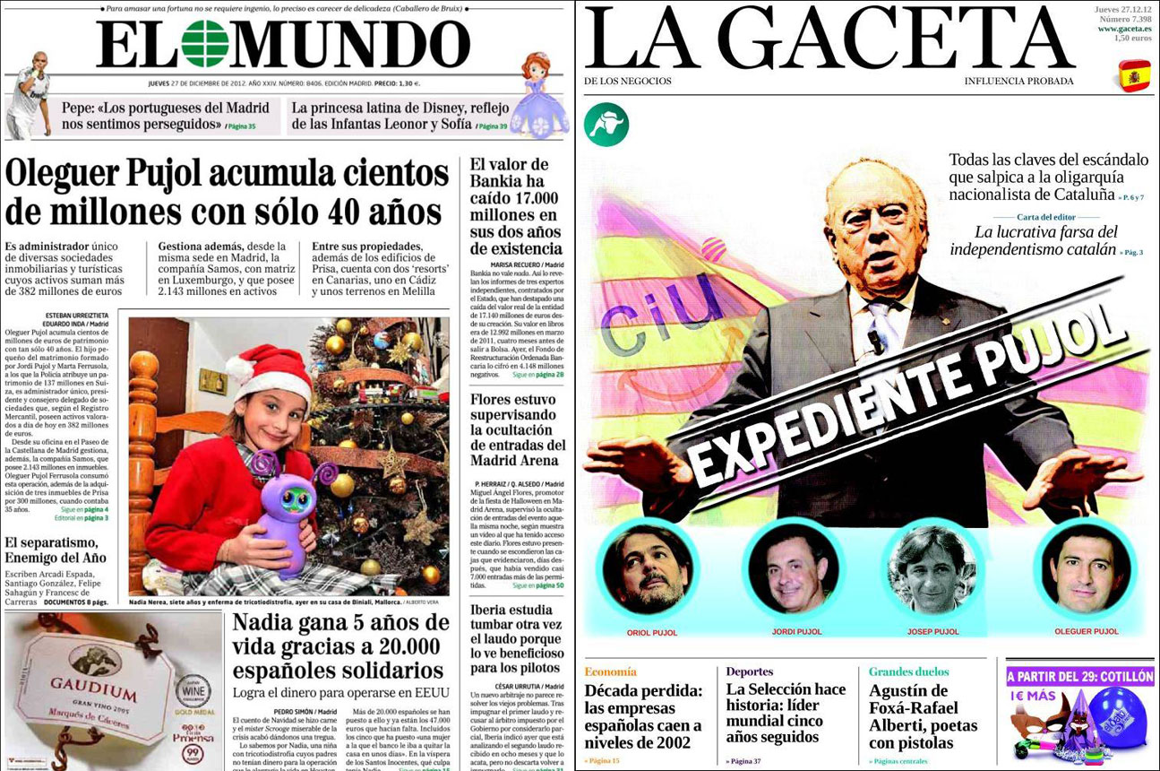 'El País' acusa a la "prensa cavernaria" de montar la "partida de la porra" con la complacencia del Gobierno