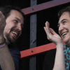 Pablo Iglesias y Ada Colau durante un mitin en Barcelona. EFE