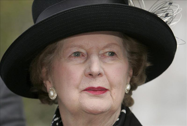 Adiós a Margaret Thatcher, la 'dama de hierro'