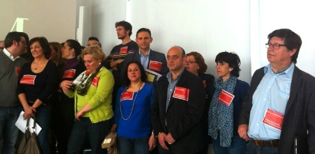 Los alcaldes socialistas de Málaga se encierran por la marginación a la que los somete el PP en Diputación