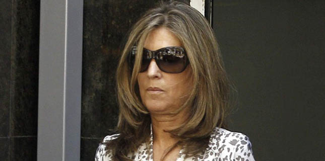 Rosalía Iglesias, la mujer de Bárcenas, sale de Soto del Real