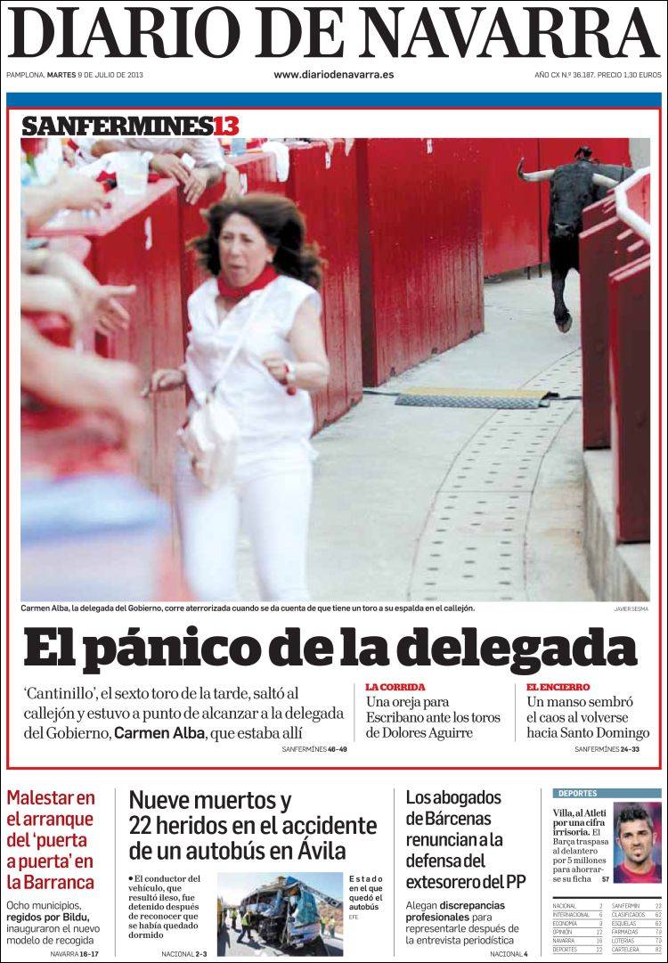 La delegada del Gobierno en Navarra, a punto de ser pillada por Cantinillo La delegada del Gobierno en Navarra, a punto de ser pillada por Cantinillo