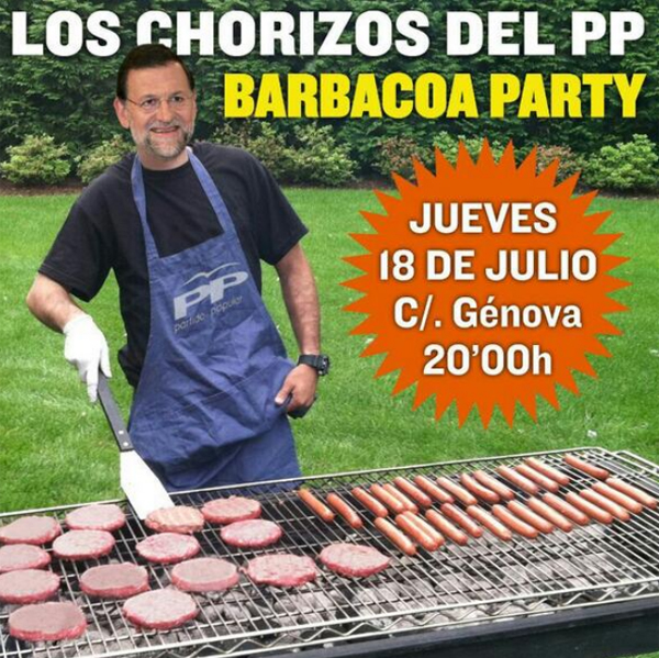 Convocadas concentraciones frente a las sedes del PP el próximo jueves