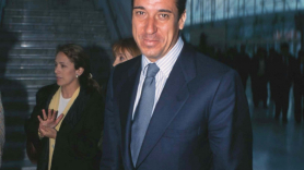 El por entonces ministro Eduardo Zaplana en un acto en el ferial Juan Carlos I