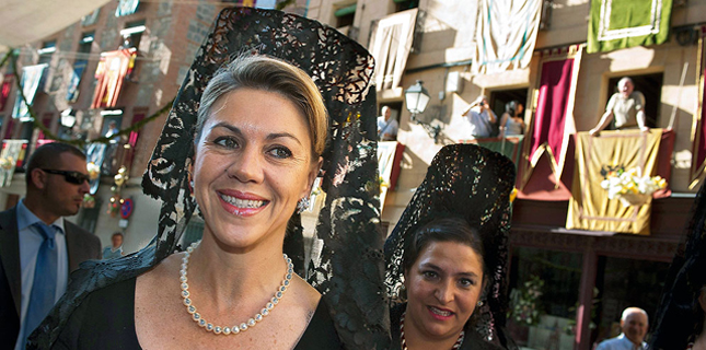 María Dolores de Cospedal en el Corpus de Toledo María Dolores de Cospedal en el Corpus de Toledo