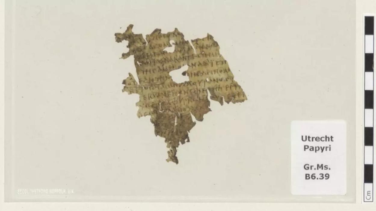 Nuevo fragmento de 'La Odisea'. Universidad de Utrecht.
