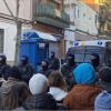 Imagen de un desahucio en el barrio de Mataró. Sindicat d’Habitatge de Mataró.