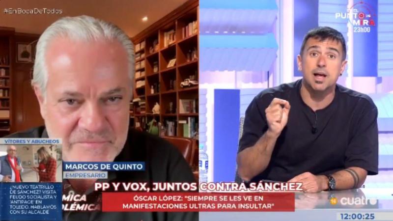 Marcos de Quinto y Ramón Espinar. Mediaset