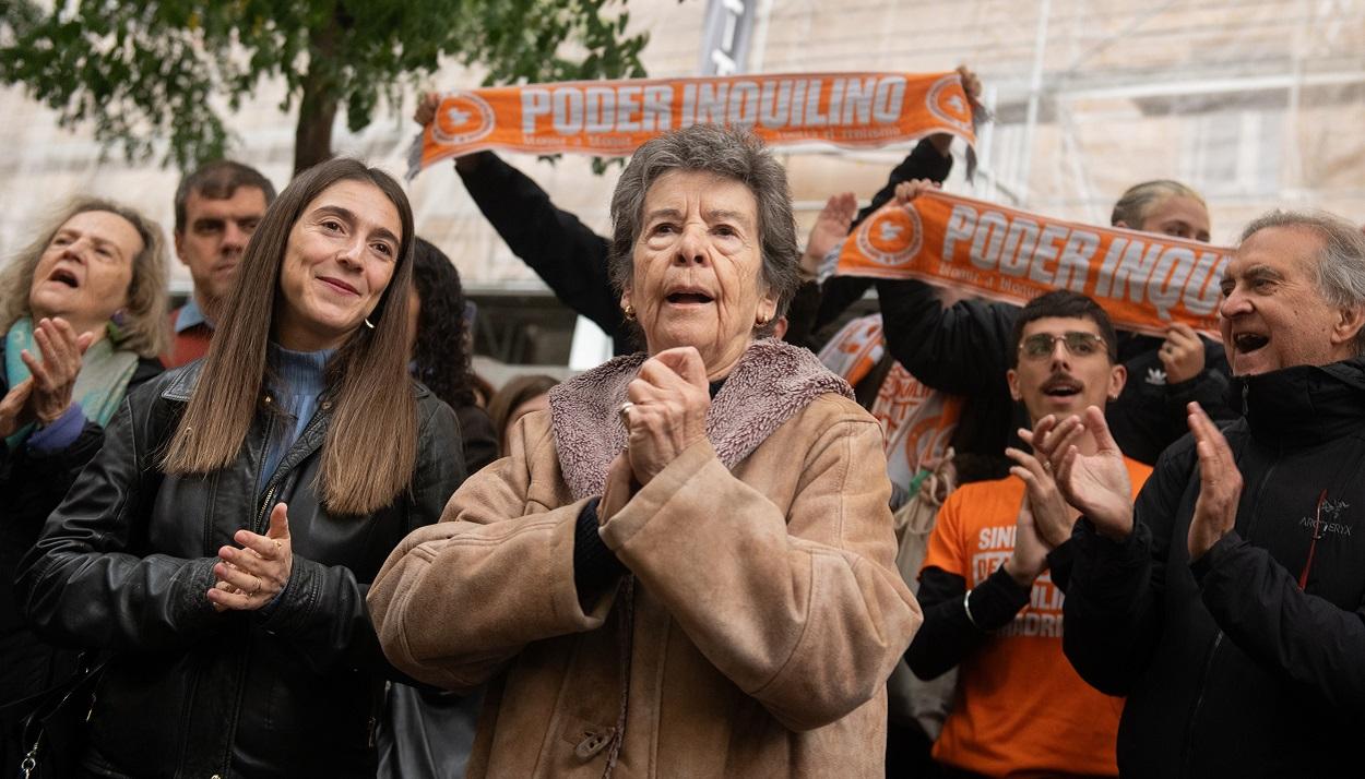 Maricarmen tras un aplazamiento de desahucio, a 29 de octubre de 2025. EP