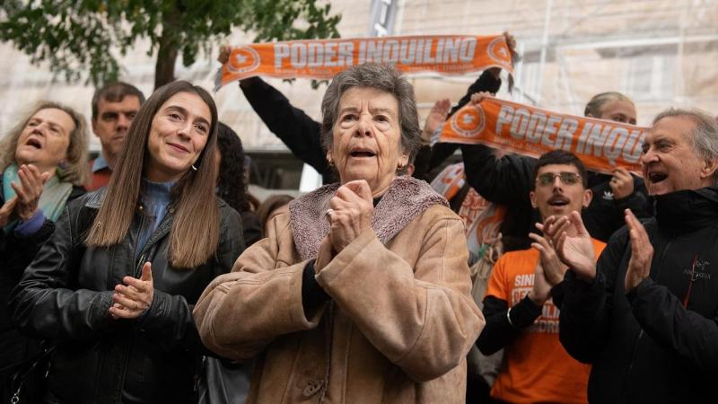Maricarmen tras un aplazamiento de desahucio, a 29 de octubre de 2025. EP