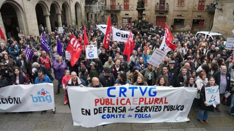 Movilización por la TVG. EP