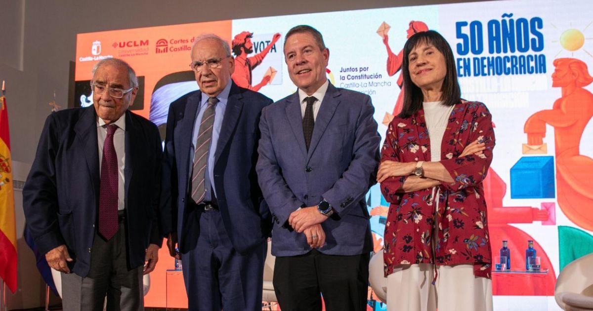 Page, Guerra y Martín Villa lamentan la falta de acuerdos y reivindican el «método» de la Transición