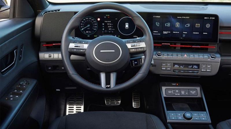 hyundai nuevo kona tablero