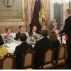 El Rey Felipe VI realiza un discurso durante la cena de gala ofrecida por los Reyes, en honor al presidente de la República Francesa, Emmanuel Macron, en el Palacio Real, a 29 de septiembre de 2026, en Madrid (España). REMITIDA / HANDOUT por Casa de S.M. el Rey. EP.