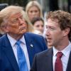 Mark Zuckerberg junto a Donald Trump a las puertas de la Casa Blanca antes de firmar el 'Compromiso Conjunto sobre Responsabilidades en la Frontera Tecnológica'