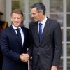 El presidente del Gobierno, Pedro Sánchez, recibe al presidente de la República Francesa, Emmanuel Macron. EP.