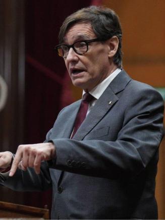 El presidente de la Generalitat, Salvador Illa, durante el Debate de Política General, en el Parlament de Cataluña, a 30 de septiembre de 2026. David Zorrakino / EP