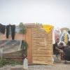 Migrantes en el asentamiento en la playa de El Trampolín, a 30 de septiembre de 2026, en Ceuta. EP.