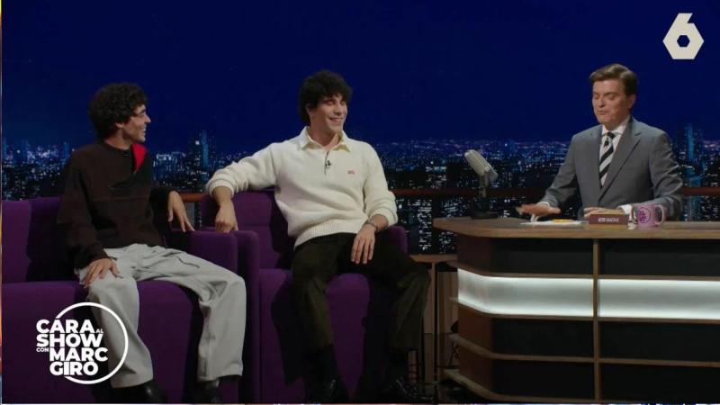 Los Javis y Marc Giró en 'Cara al show'. Atresmedia