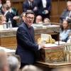 El primer ministro británico, Andy Burnham, en la Cámara de los Comunes