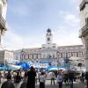 Acampada por la vivienda en la Puerta del Sol. EP