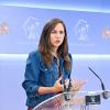 La secretaria general de Podemos, Ione Belarra, en el Congreso de los Diputados. EP