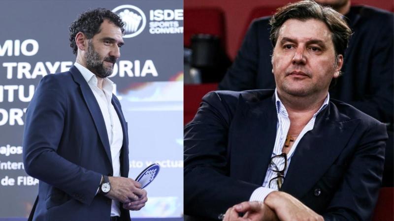 Dejan Bodiroga y Jorge Garbajosa, presidentes de la Euroliga y FIBA Europa| EP