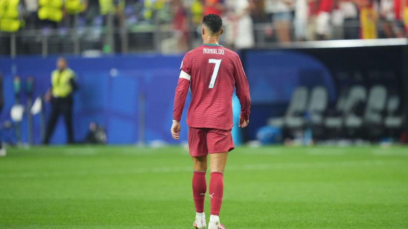 Cristiano Ronaldo durante el partido contra España del Mundial de Estados Unidos. Europa Press.