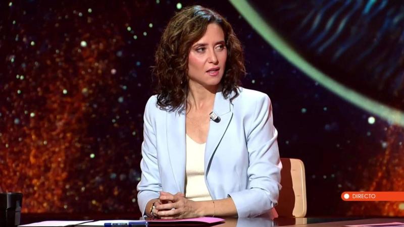 Isabel Díaz Ayuso en 'Horizonte'. MEDIASET ESPAÑA