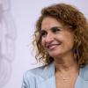 María Jesús Montero durante su visita a Jaén
