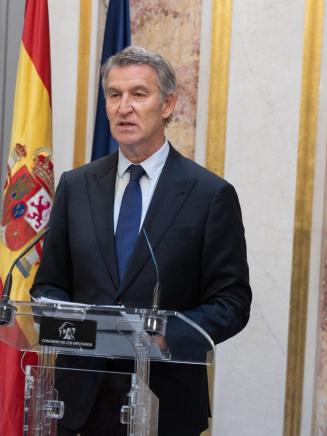 El presidente del Partido Popular, Alberto Núñez Feijóo. EP.