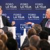 Mariano Rajoy y Felipe González participan en una mesa de debate en el Foro La Toja. EP.