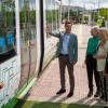 El presidente de la Junta de Andalucía, Juanma Moreno Bonilla, en la inauguración del tranvía de Alcalá de Guadaira. Europa Press.