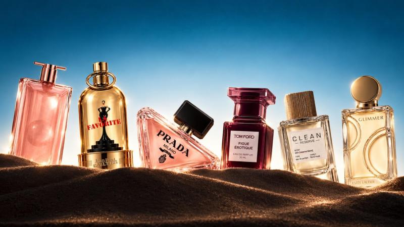 Selección de perfumes de larga duración, con opciones de Lancôme, Guerlain, Prada, Tom Ford y Jean Paul Gaultier.