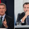 El presidente del Partido Popular, Alberto Núñez Feijóo y el ministro de Transportes, Óscar Puente. EP.