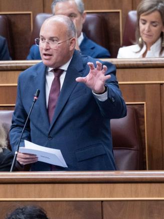 El secretario general del PP, Miguel Tellado. EP.