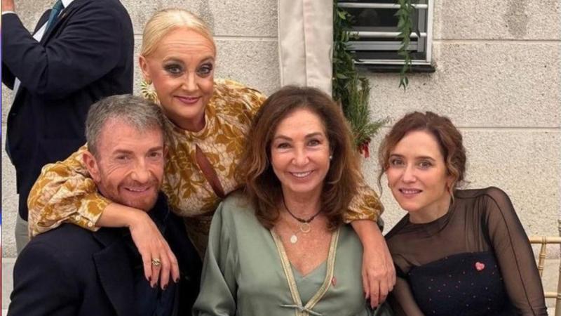 Pablo Motos, Pepa Muñoz, Ana Rosa Quintana e Isabel Díaz Ayuso. X