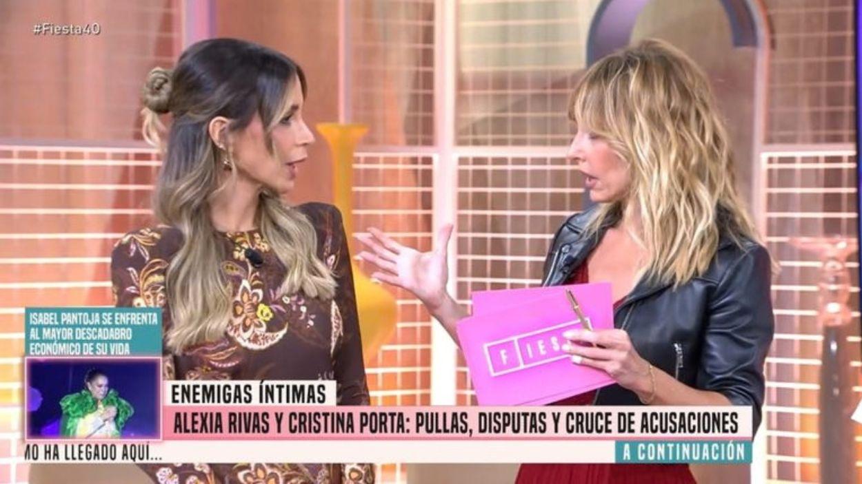 Cristina Porta y Emma García. Mediaset